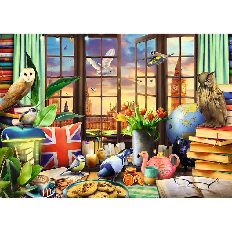 Trefl, Premium Plus, Tea Time, Wszystko co brytyjskie, puzzle, 1000 elementów