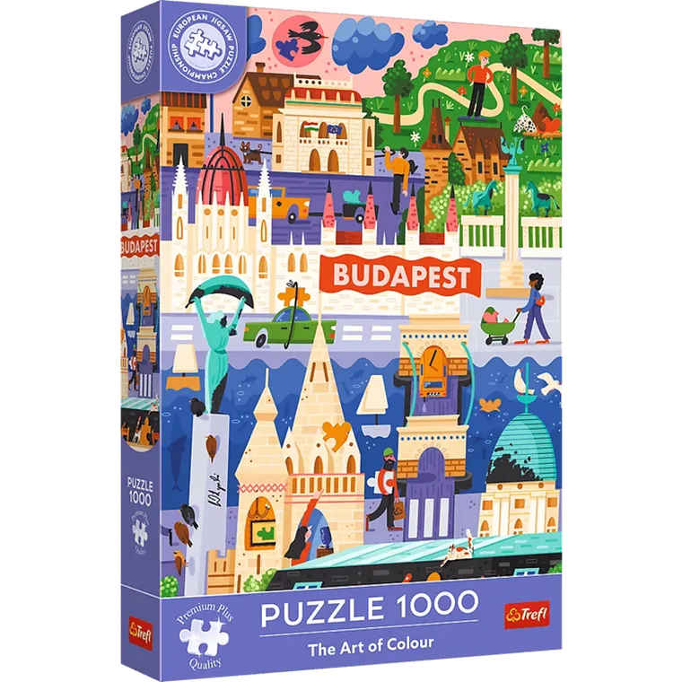 Trefl, Premium Plus, The Art of Colour, Budapeszt, puzzle, 1000 elementów