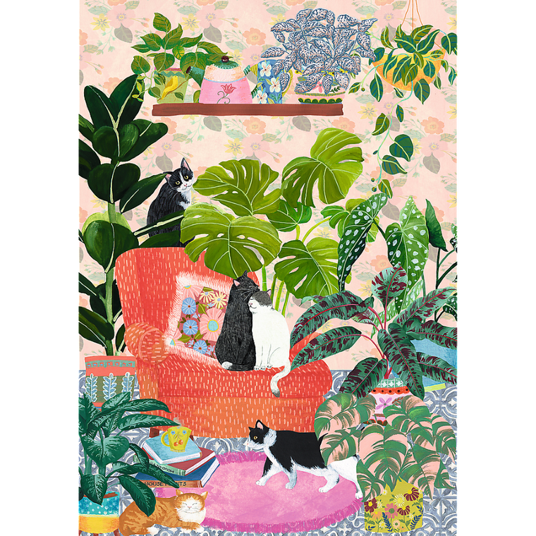 Trefl, Premium Plus, The Art of Colour, Nie ma to jak w domu, puzzle, 1000 elementów