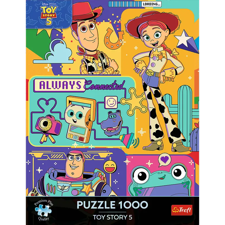 Trefl, Premium Plus, Toy Story 5, Świat Zabawek, puzzle, 1000 elementów