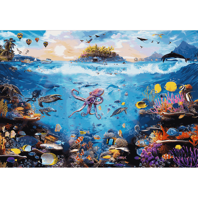 Trefl, Prime UFT, Dive into Underwater Paradise, puzzle, 13500 elementów