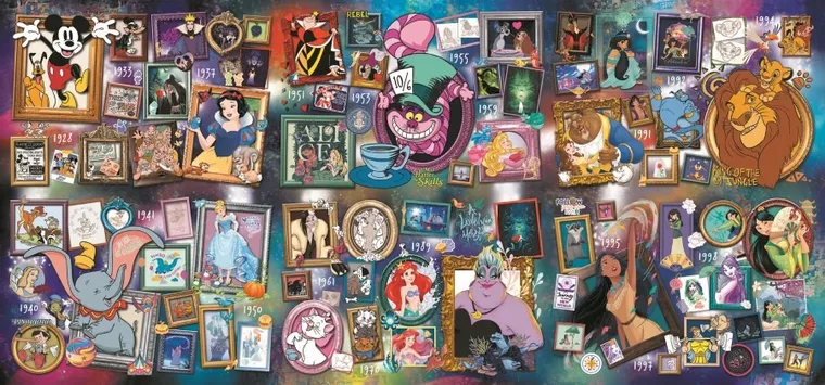Trefl, Prime UFT, The Greatest Disney Collection, puzzle, 9000 elementów, zestaw z plakatem