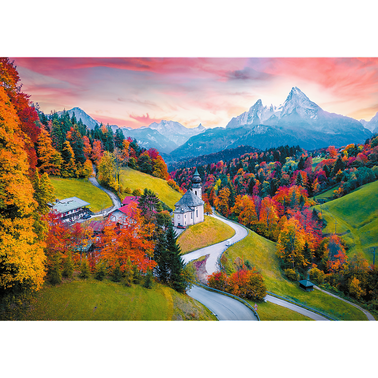 Trefl, Prime UFT, Wanderlust: Alpine Idyll, Bavaria, Germany, puzzle, 1000 elementów