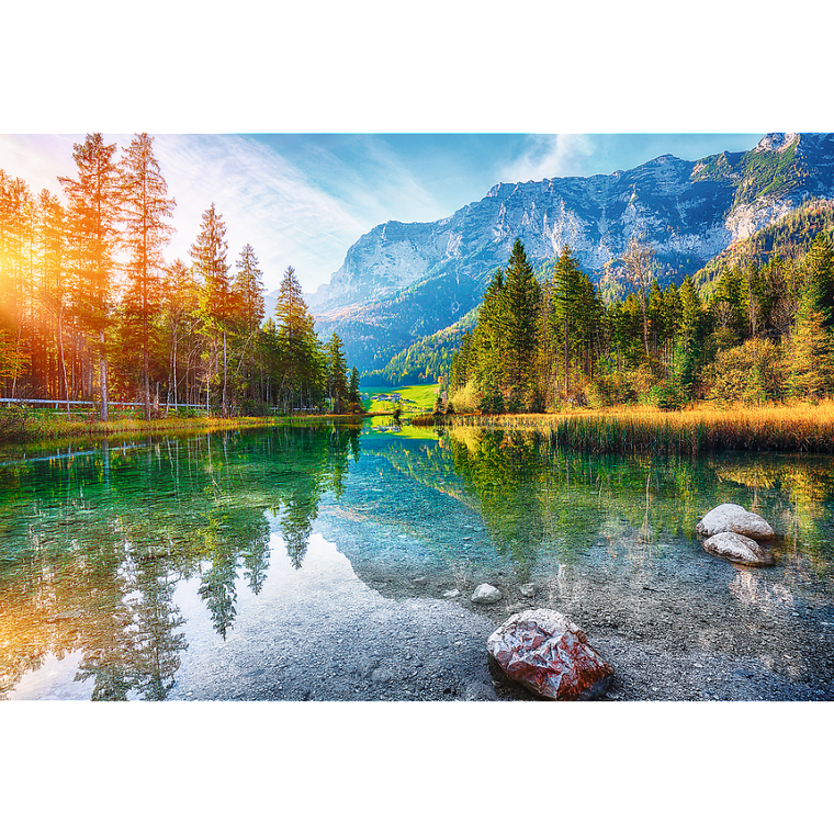 Trefl, Prime UFT, Wanderlust: At the Foot of Alps, Hintersee Lake, Germany, puzzle, 1500 elementów