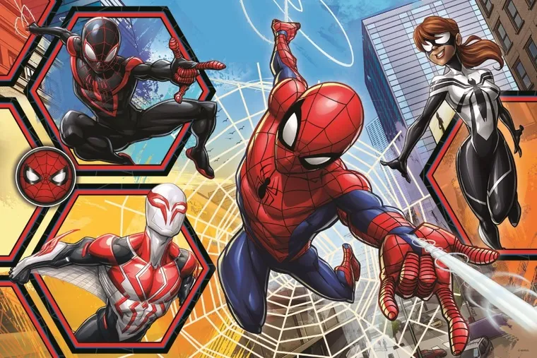 Trefl, Primo, Spider-Man, Spiderman wyrusza do akcji, puzzle maxi, 24 elementy