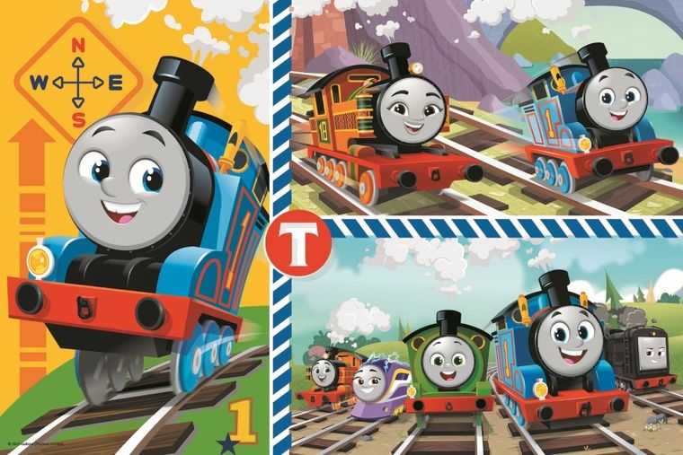Trefl, Primo, Tomek i Przyjaciele, Zabawy Tomka, puzzle, 15 elementów
