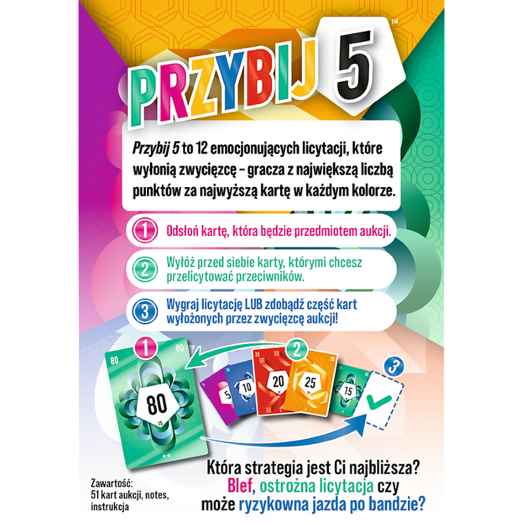Trefl, Przybij 5, gra karciana