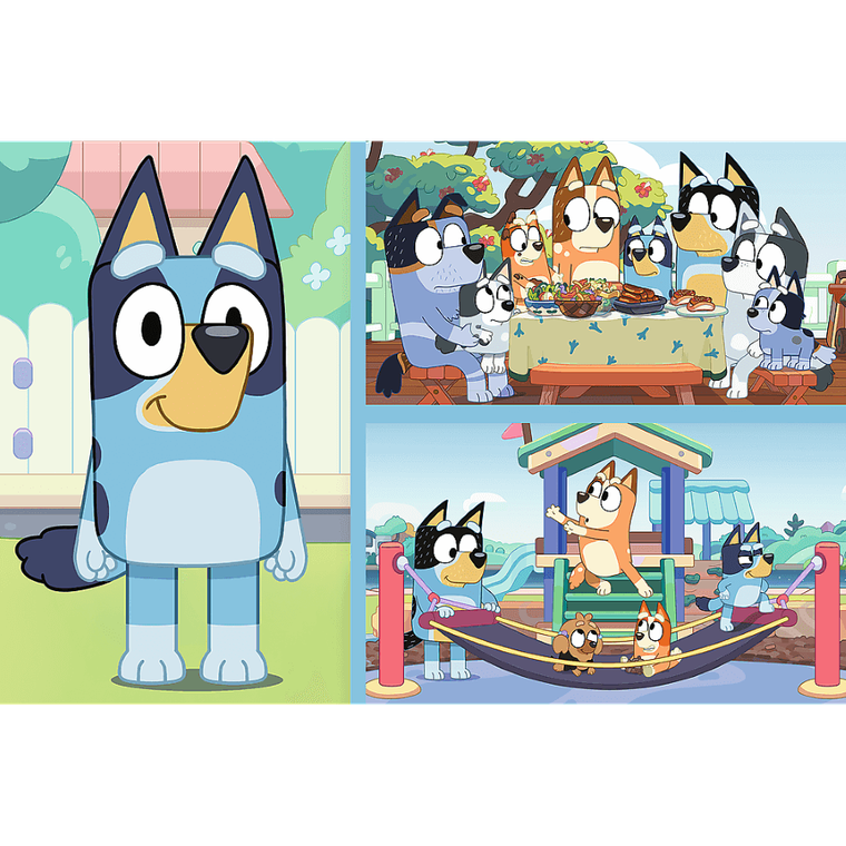 Trefl, Przygoda z Bluey, puzzle gigant, 15 elementów