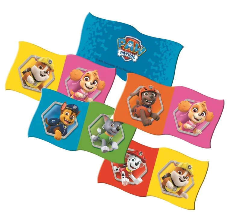 Trefl, Psi Patrol, domino, gra familijna