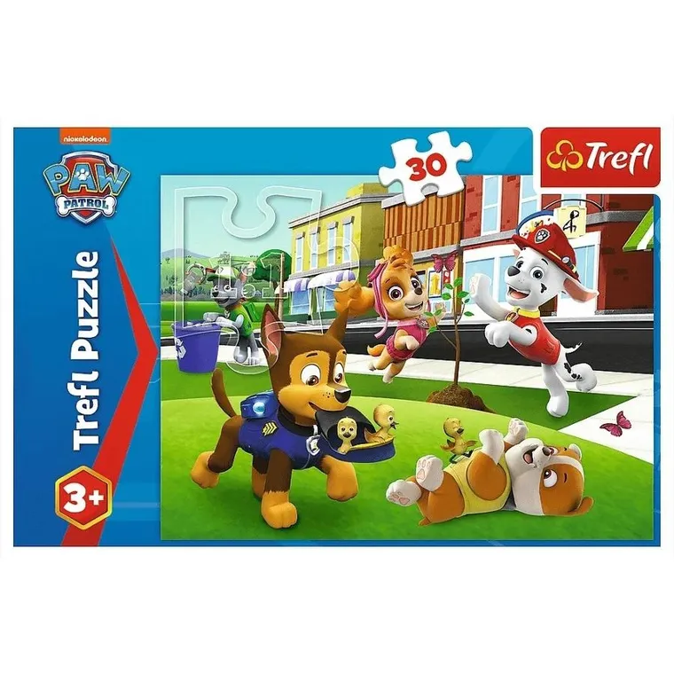 Trefl, Psi Patrol, Pieski w akcji, puzzle, 30 elementów