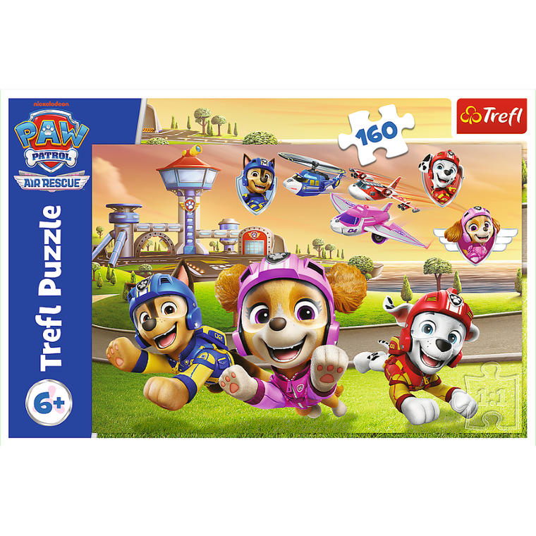 Trefl, Psi Patrol, Psy górą, puzzle, 160 elementów