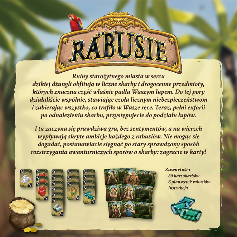 Trefl, Rabusie, gra karciana