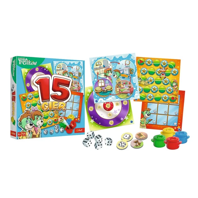 Trefl, Rodzina Treflików, 15 gier familijnych