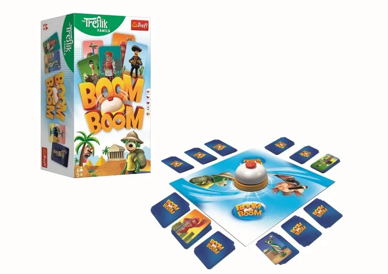 Trefl, Rodzina Treflików, Boom Boom, gra karciana