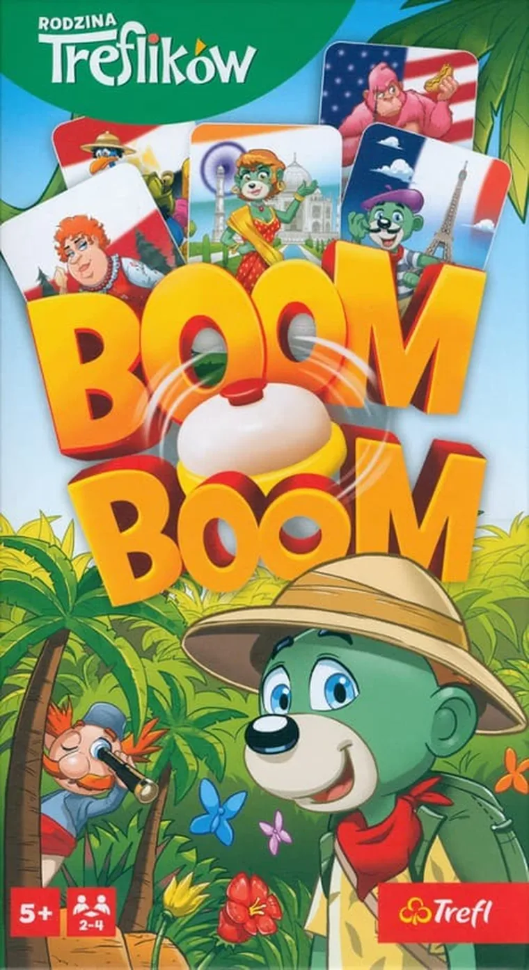 Trefl, Rodzina Treflików, Boom Boom, gra karciana