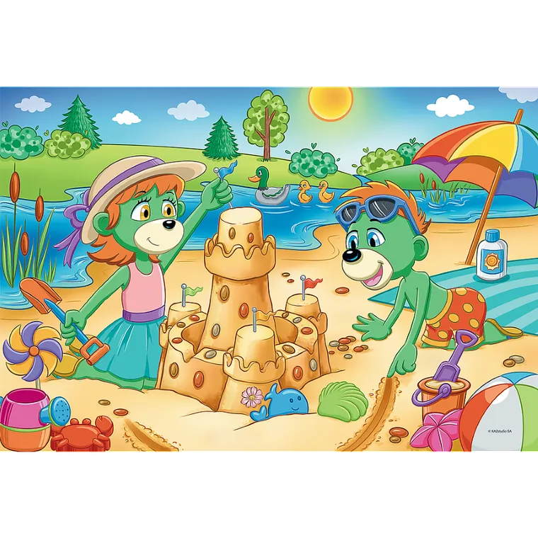 Trefl, Rodzina Treflików, Dzień Treflików, puzzle, 100 elementów