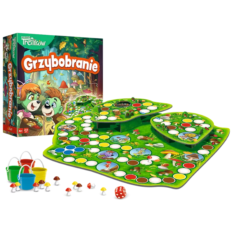Trefl, Rodzina Treflików, Grzybobranie, gra familijna 3D