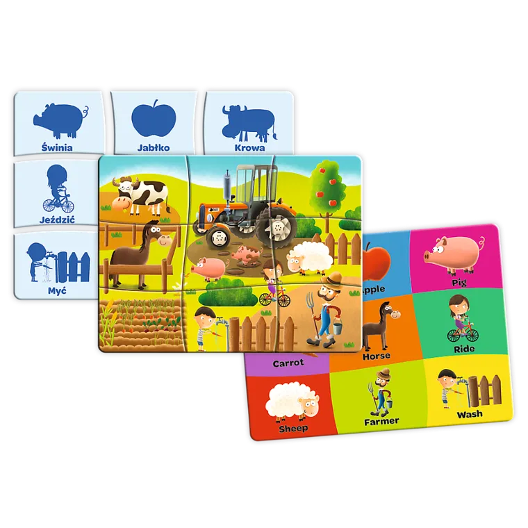 Trefl, Rodzina Treflików, Mały Odkrywca, Angielski, gra edukacyjna