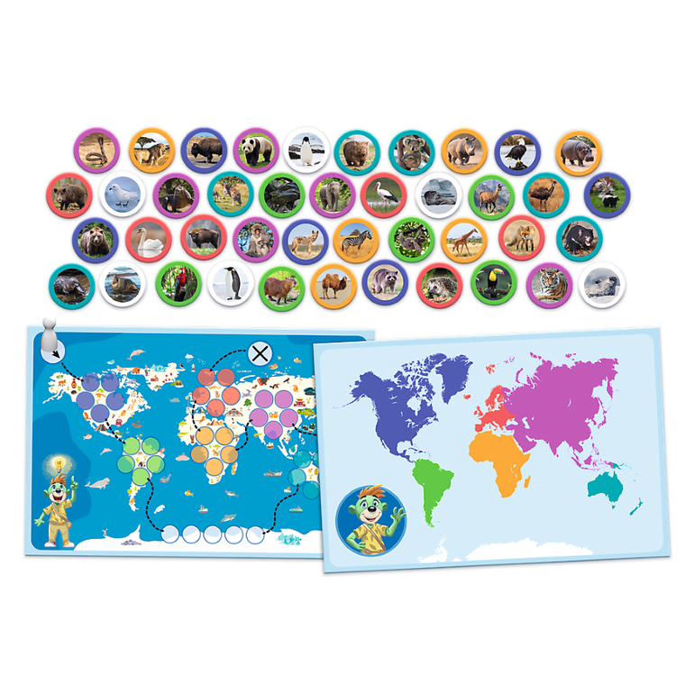 Trefl, Rodzina Treflików, Mały Odkrywca, Świat, gra edukacyjna