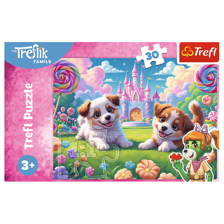 Trefl, Rodzina Treflików, Miłe Trefliki, puzzle, 30 elementów