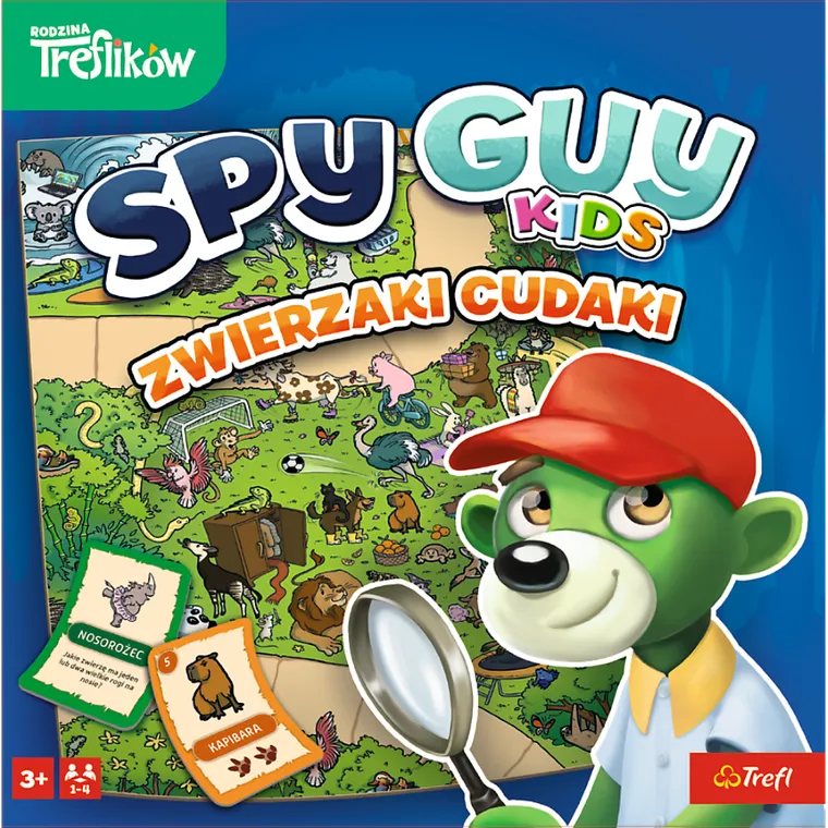 Trefl, Rodzina Treflików, Spy Guy Kids, Zwierzaki Cudaki, gra familijna