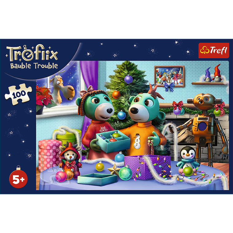Trefl, Rodzina Treflików, Święta, puzzle, 100 elementów