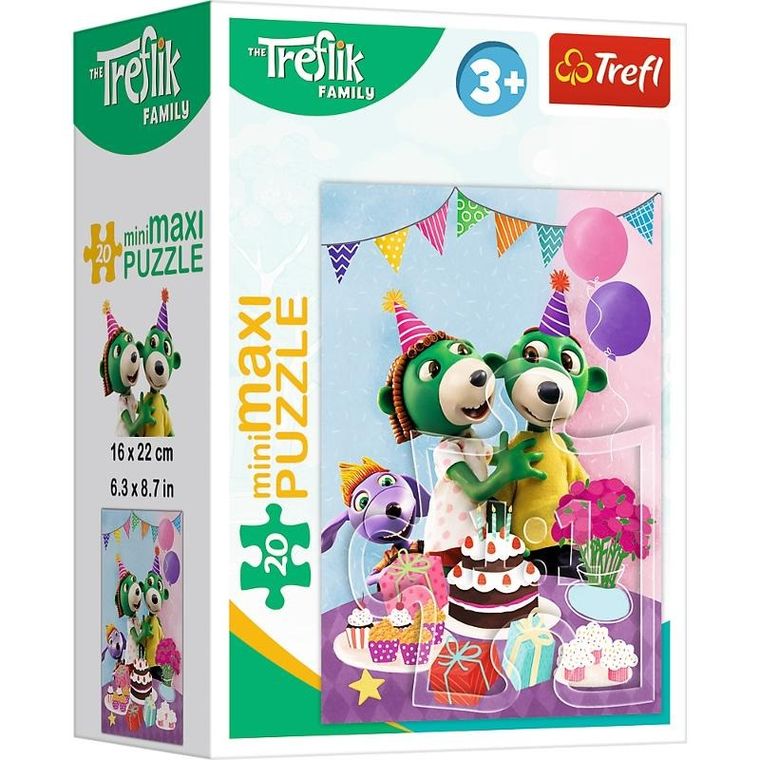 Trefl, Rodzina Treflików, Wakacyjny dzień Treflików, puzzle minimaxi, 20 elementów
