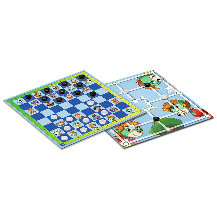 Trefl, Rodzina Treflików, Warcaby i Młynek, gry familijne