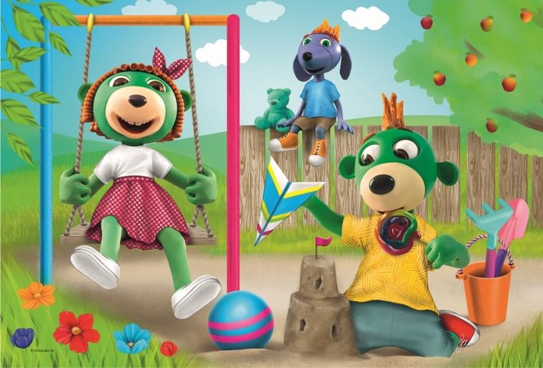 Trefl, Rodzina Treflików, Zabawne Trefliki, puzzle, 100 elementów