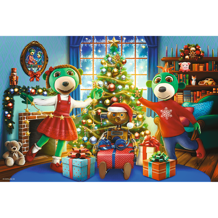 Trefl, Rodzina Treflików, Zimowe Trefliki, puzzle, 100 elementów