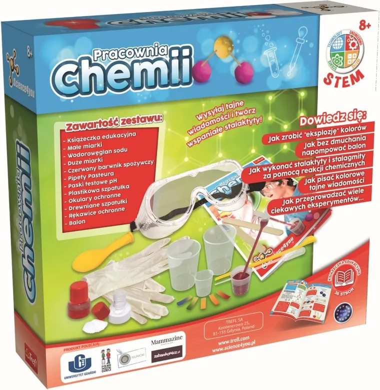 Trefl, Science4You, Pracownia chemii, zestaw M