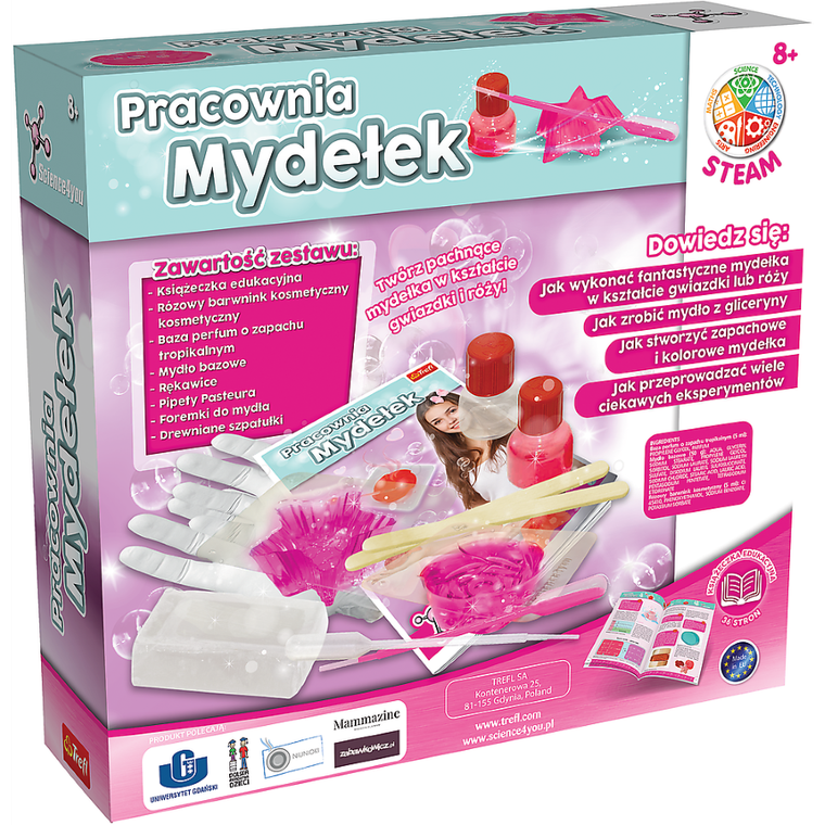 Trefl, Science4You, Pracownia mydełek, zestaw M