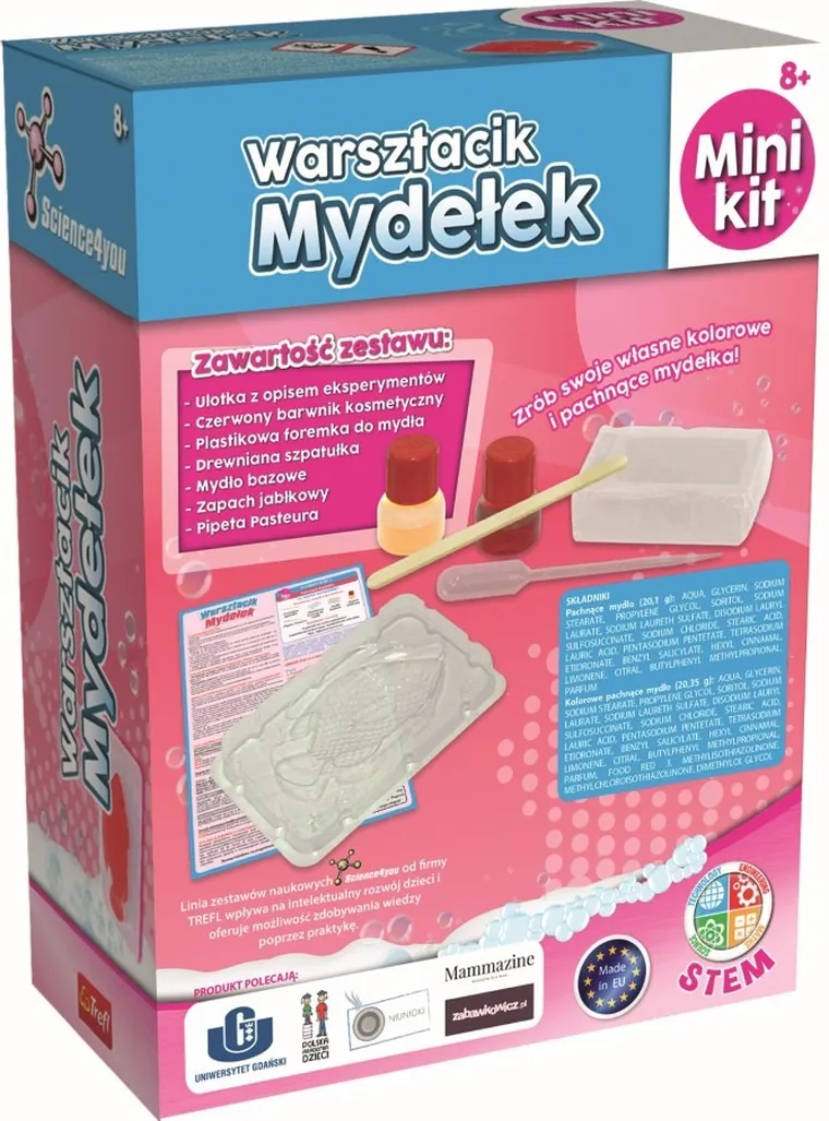 Trefl, Science4You, Warsztacik mydełek, mini zestaw kreatywny