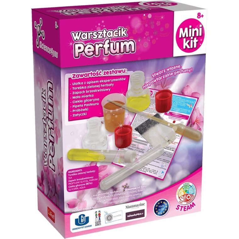 Trefl, Science4You, Warsztacik perfum, mini zestaw kreatywny