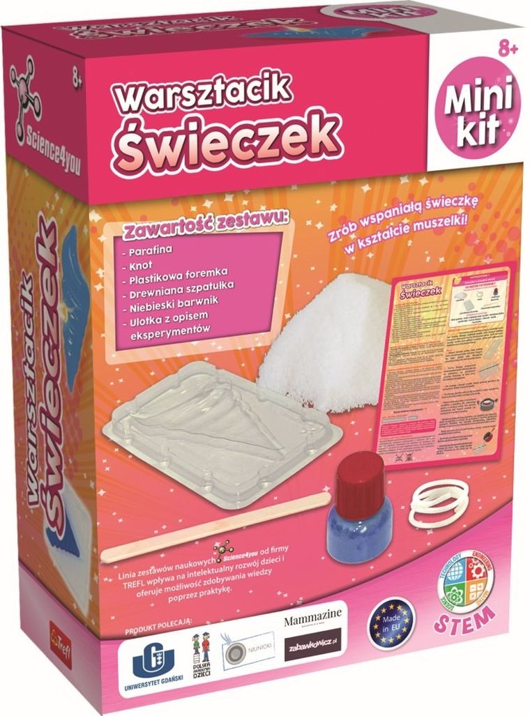 Trefl, Science4You, Warsztacik świeczek, mini zestaw kreatywny