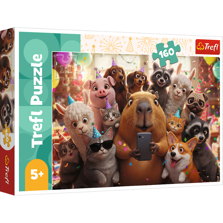 Trefl, Słodkie selfie, puzzle, 160 elementów