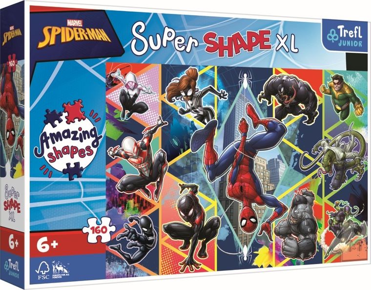 Trefl, Spider-Man, Dołącz do Spidermana, puzzle, 160 elementów