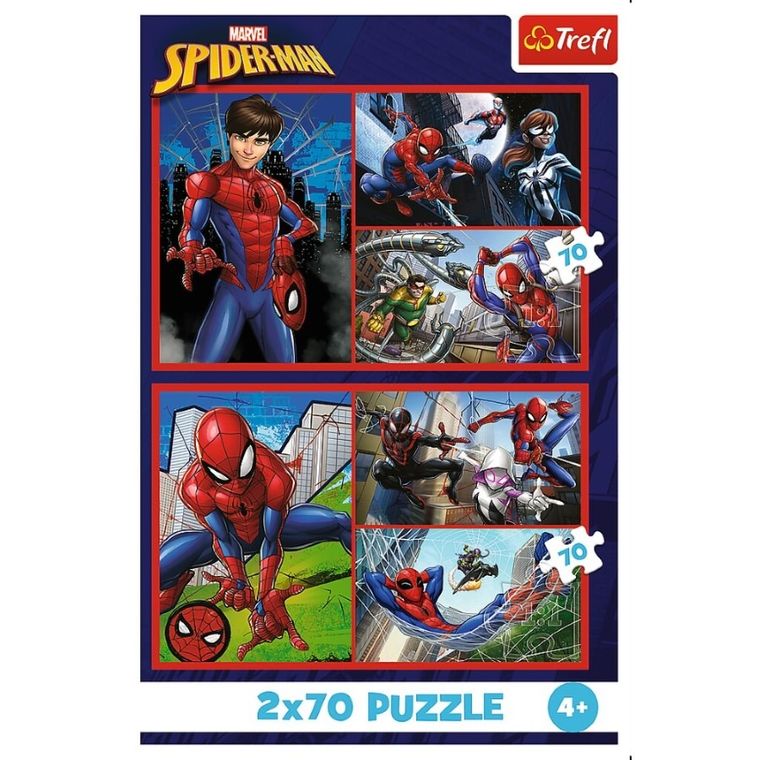 Trefl, Spider-Man, Pajęcze historie, puzzle, 2-70 elementów