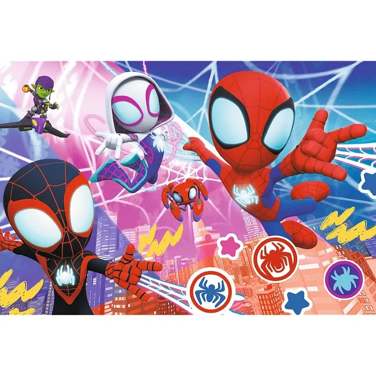 Trefl, Spidey i super-kumple, Bohaterska przygoda, puzzle, 60 elementów