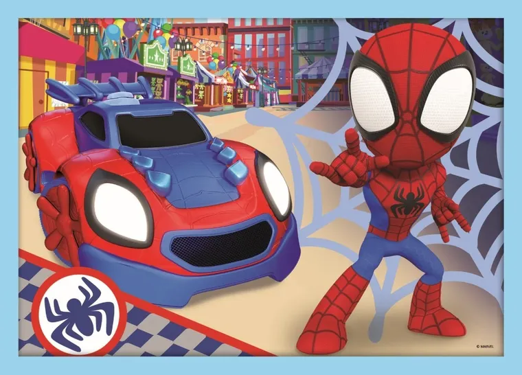 Trefl, Spidey i super-kumple, Ekipa Spidey'a, puzzle 4w1