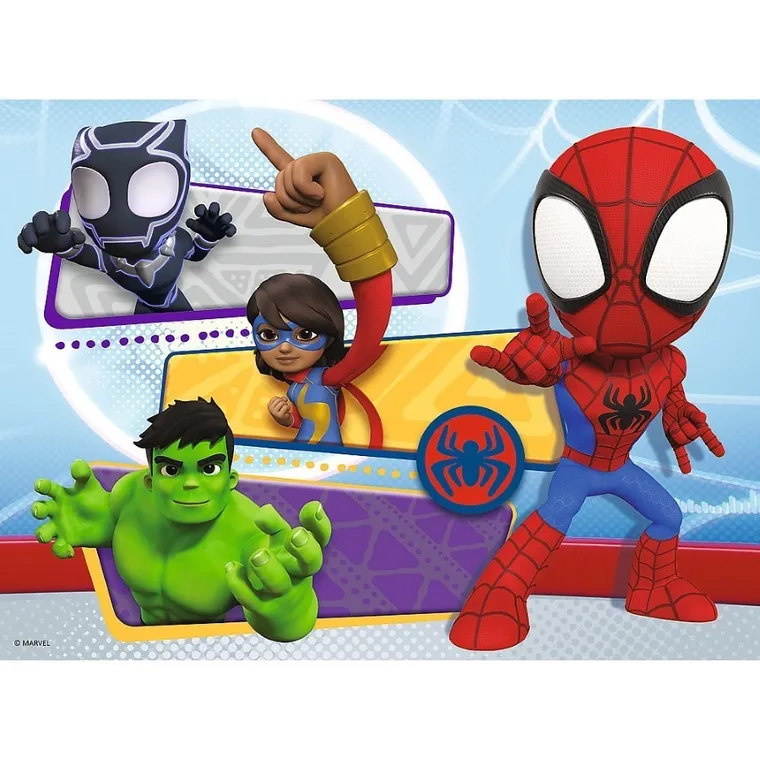 Trefl, Spidey i super-kumple, Odważny Spider-Man, puzzle, 30 elementów
