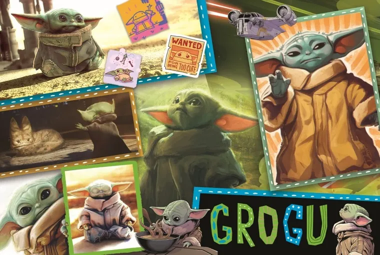 Trefl, Star Wars, The Mandalorian, Grogu, puzzle, 160 elementów