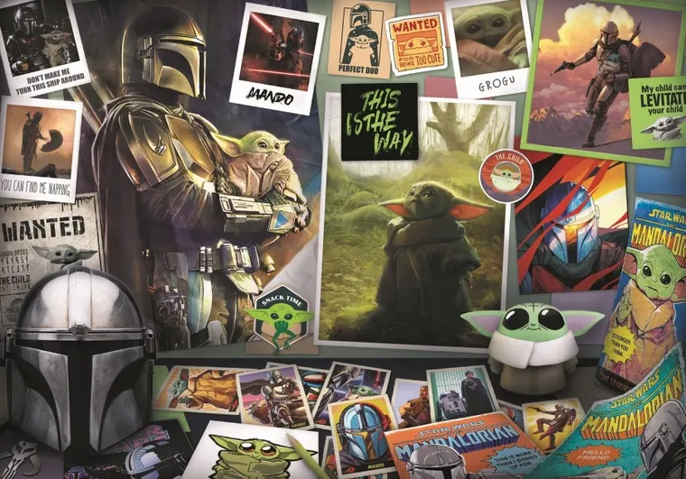 Trefl, Star Wars, The Mandalorian, Kolekcja Grogu, puzzle, 1000 elementów