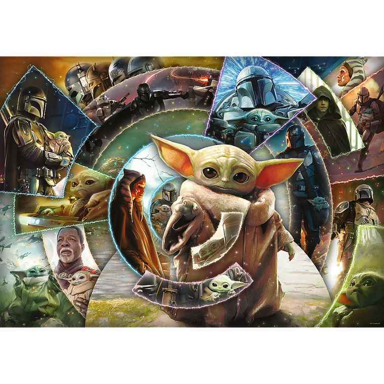 Trefl, Star Wars, The Mandalorian, Podróż Grogu, puzzle, 1000 elementów
