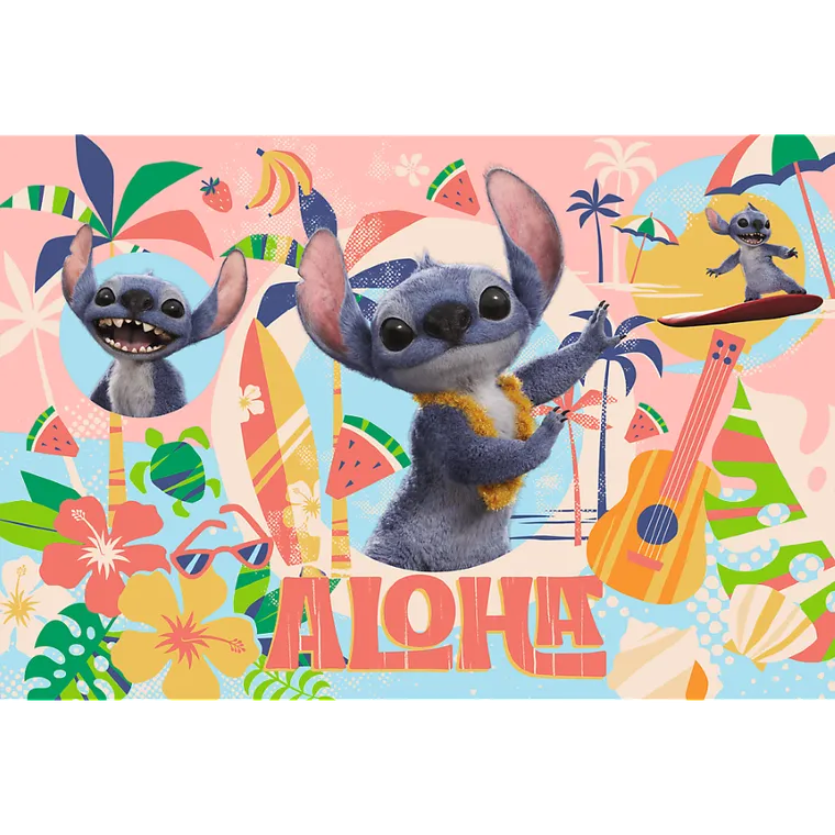 Trefl, Stitch The Movie, Stitch i przyjaciele w akcji, puzzle, 100 elementów