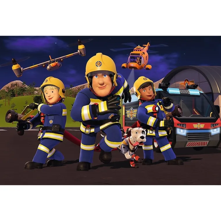 Trefl, Strażak Sam, Bohater w mundurze, puzzle, 60 elementów