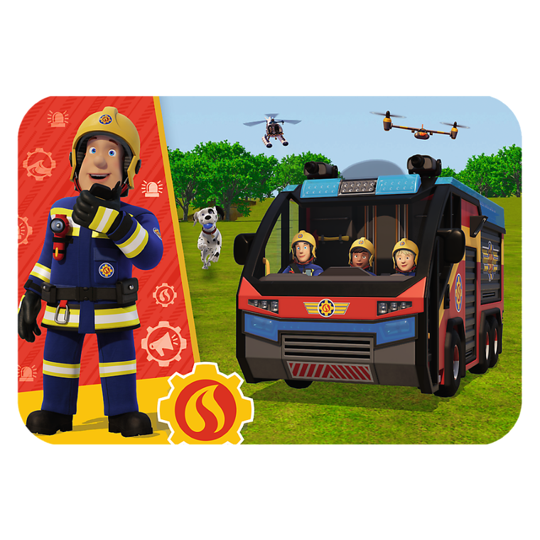 Trefl, Strażak Sam, Niesamowity Strażak, puzzle drewniane, 24 elementy