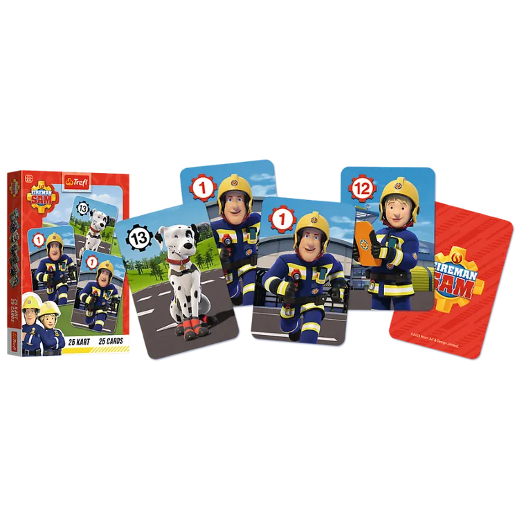 Trefl, Strażak Sam, Piotruś, gra karciana