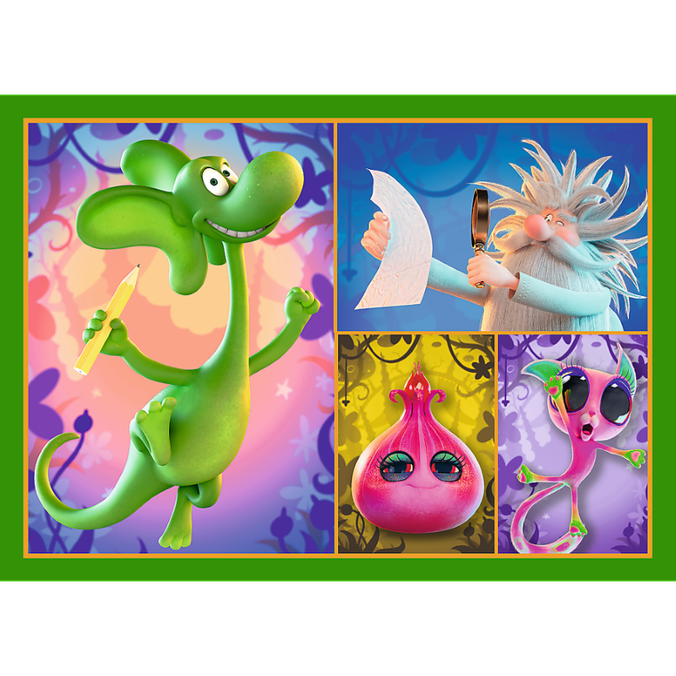 Trefl, Świat Smoka Diplodoka, puzzle, 4w1, 207 elementów