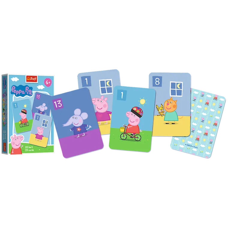 Trefl, Świnka Peppa, Piotruś, gra karciana
